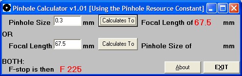 simple calculator for PCs